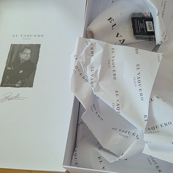 Never Worn Red El Vaquero Colleen Boots Sz 40 - Picture 12 of 12